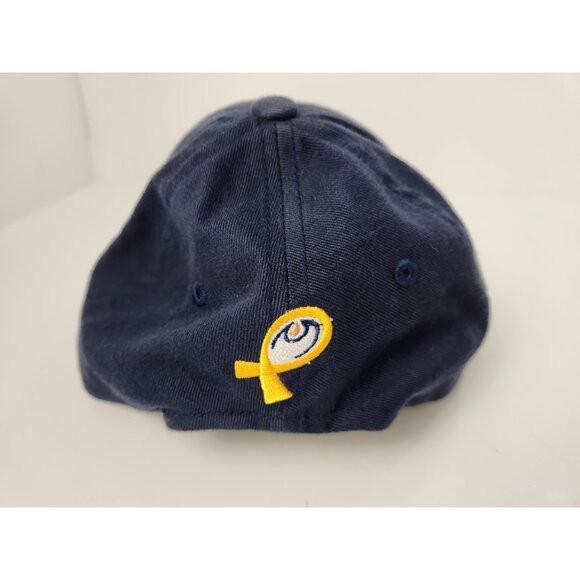 Edmonton Oilers Hockey Club Hat Old Time Hockey Blue Signed #34 Fernando Pisani - Picture 5 of 10